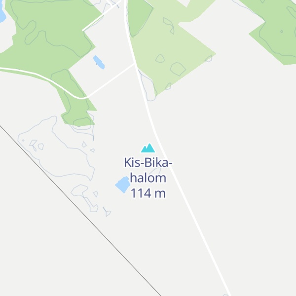 Map of Kis-Bika-halom