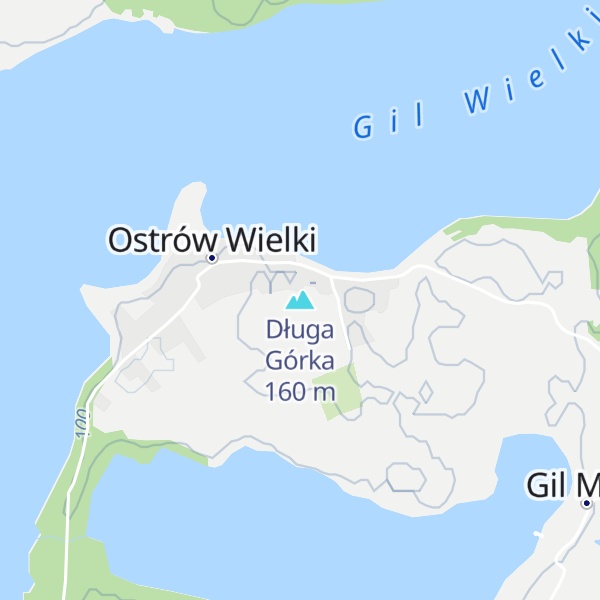 Map of Długa Górka