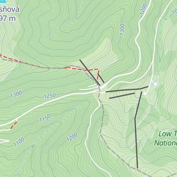 Map of Chata Božena
