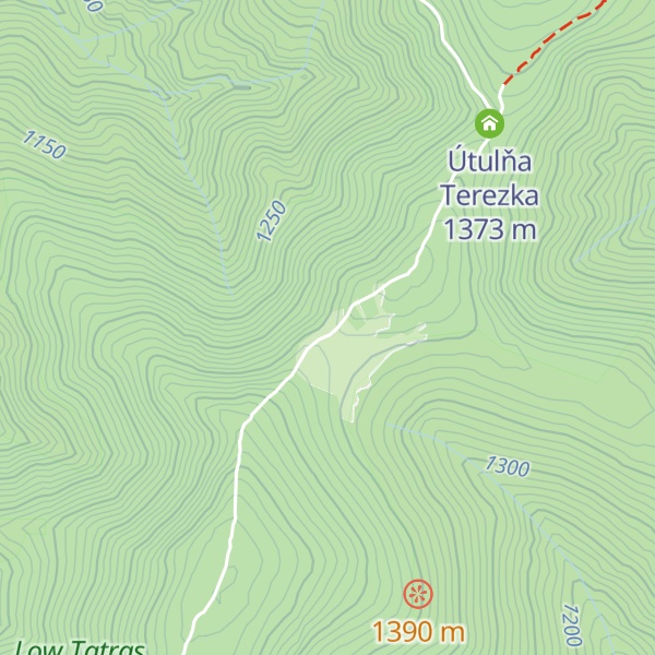 Map of Útulňa Barborka