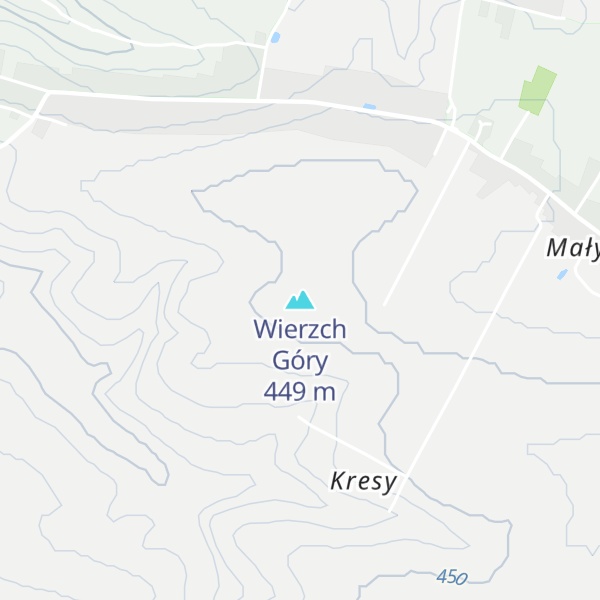 Map of Wierzch Góry