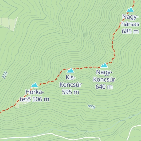 Map of Kis-Koncsúr