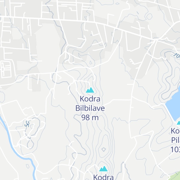 Map of Kodra Bilbilave