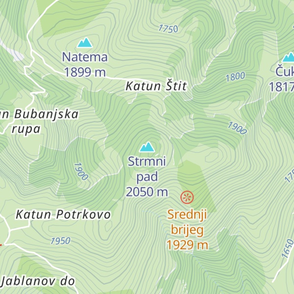 Map of Strmni pad
