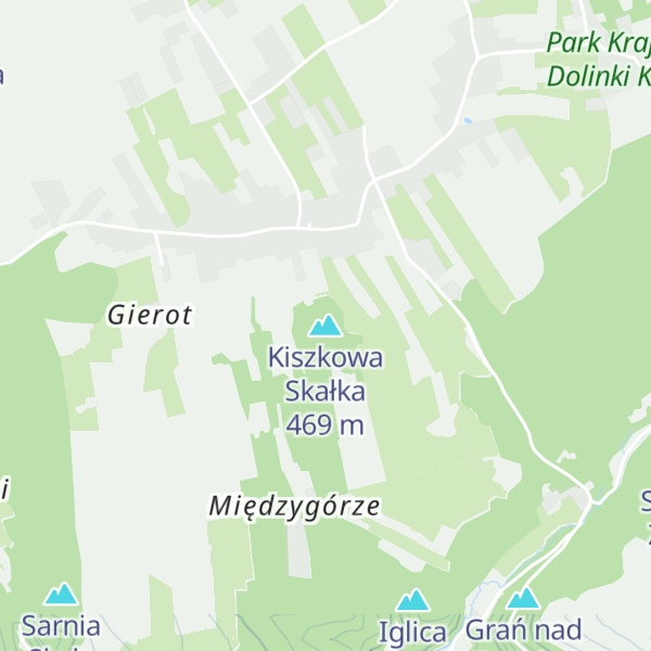 Map of Kiszkowa Skałka