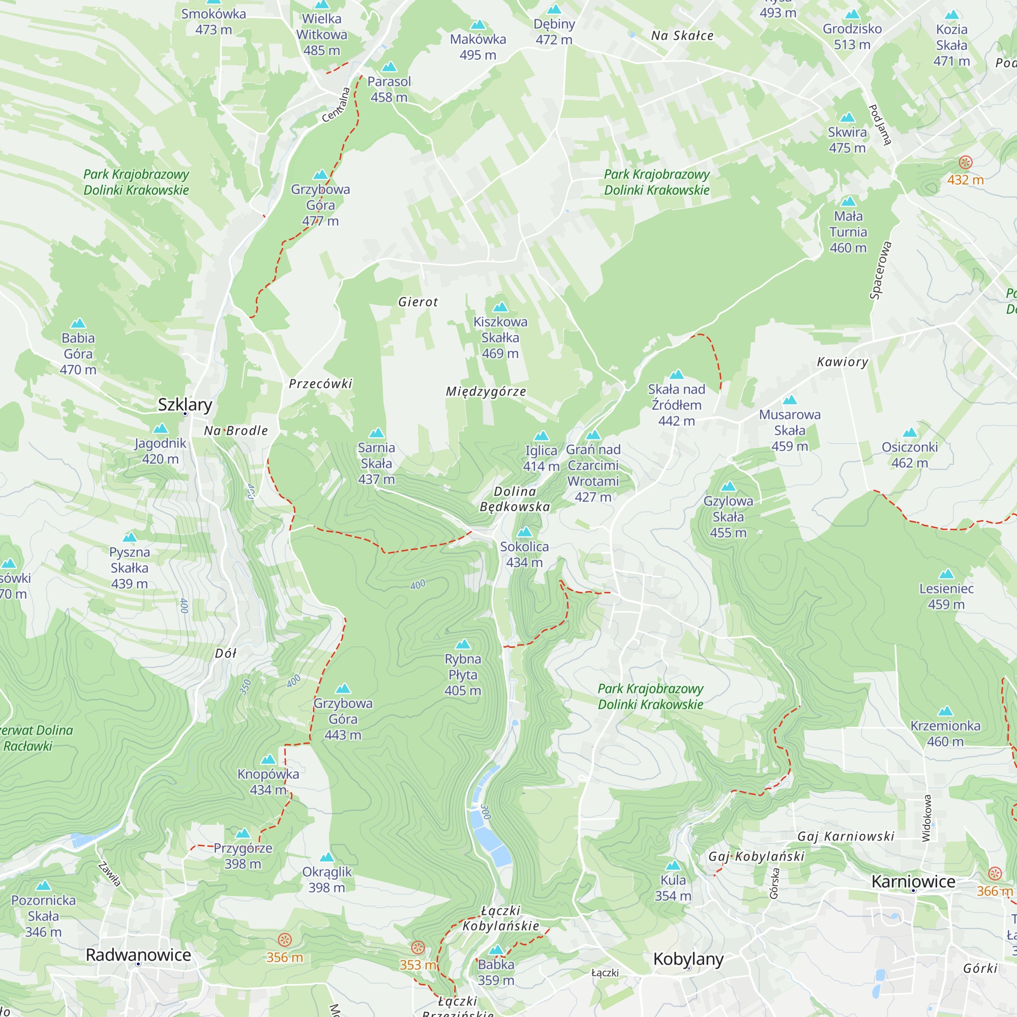 Schronisko Brandysówka map