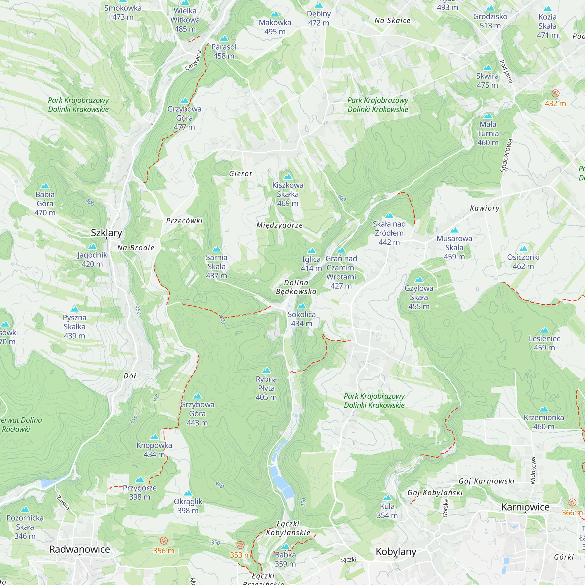 Schronisko Brandysówka map