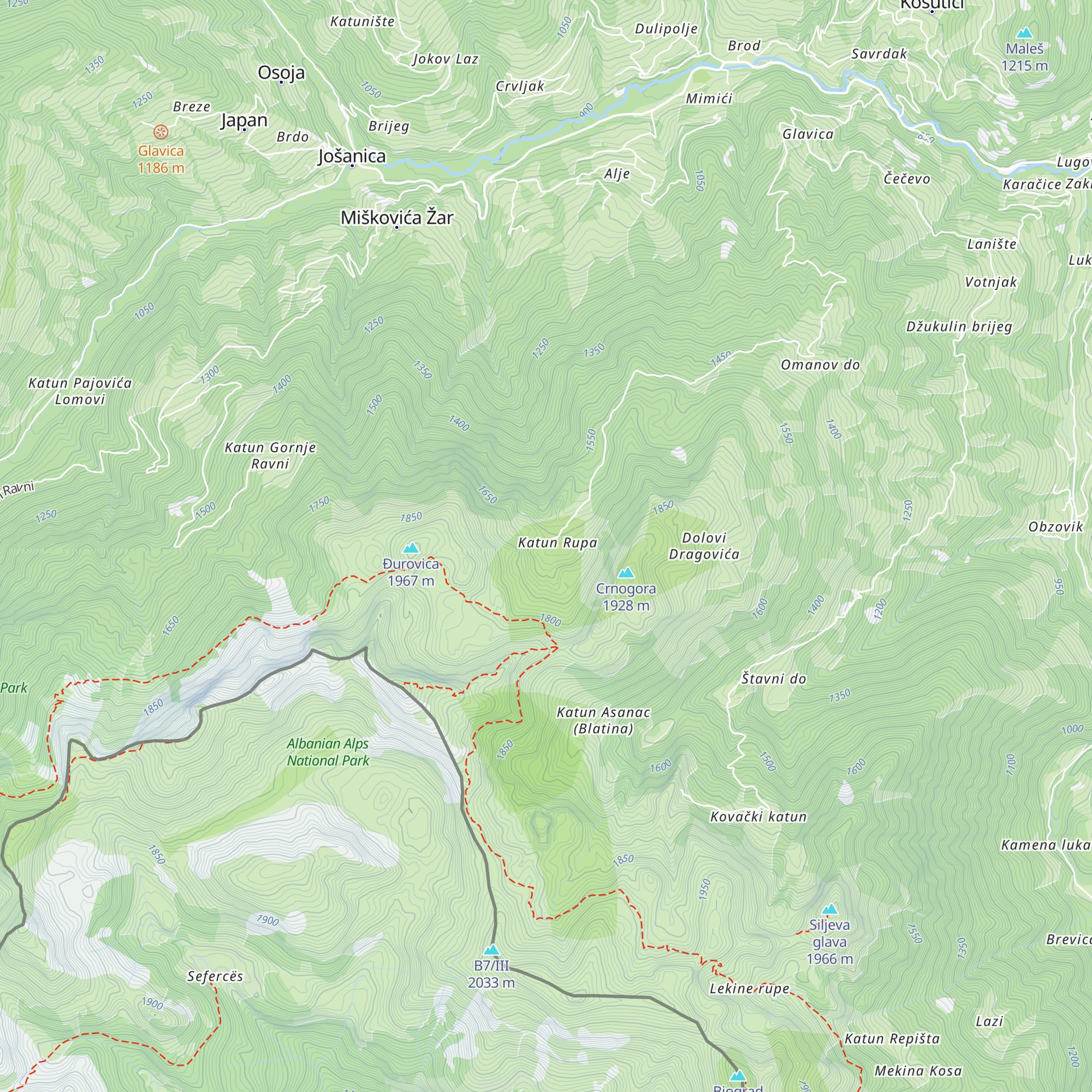 Đerković map