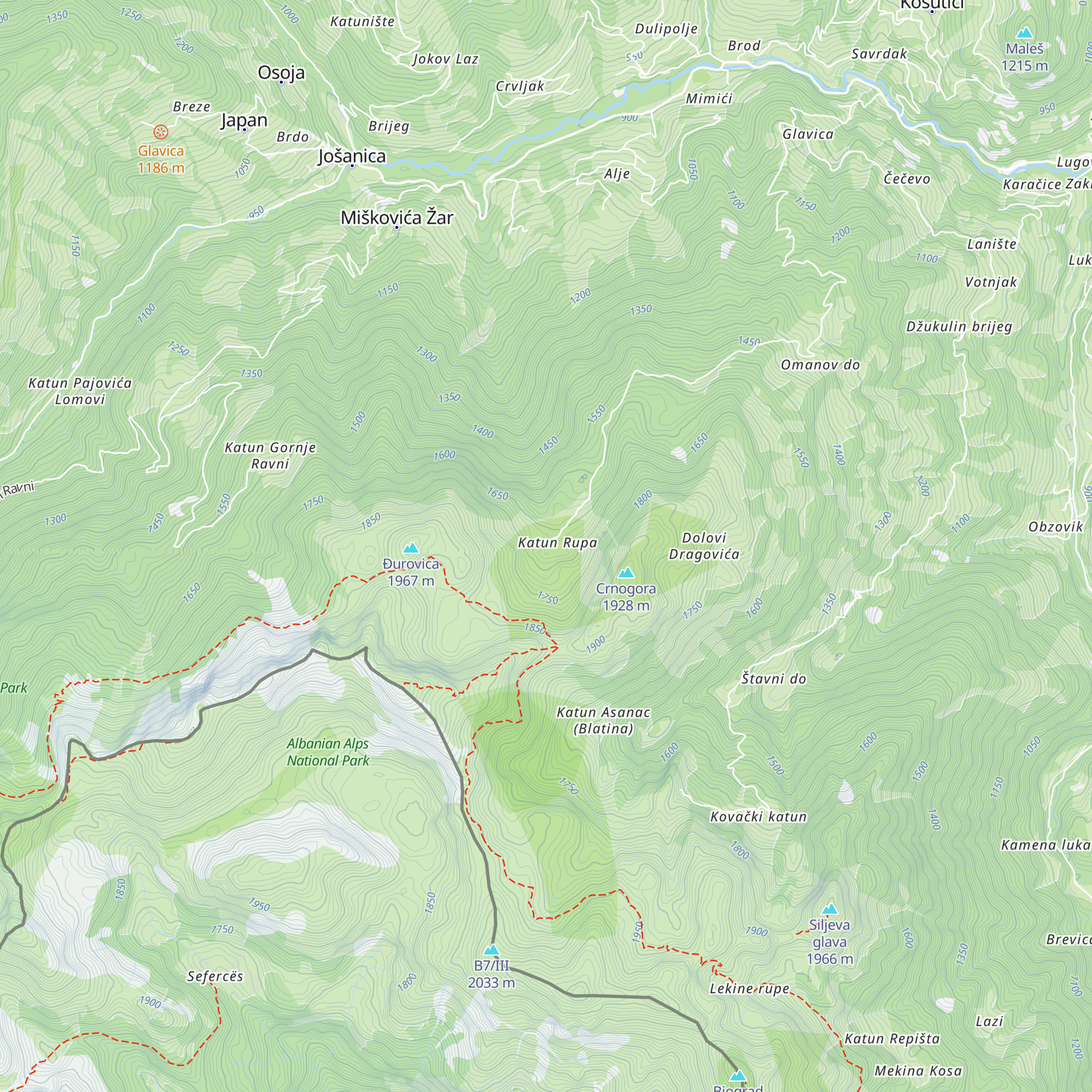 Đerković map