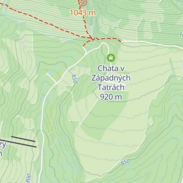 Map of Chata Brište "Jahoda"