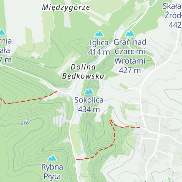 Map of Prawe Cmentarzysko