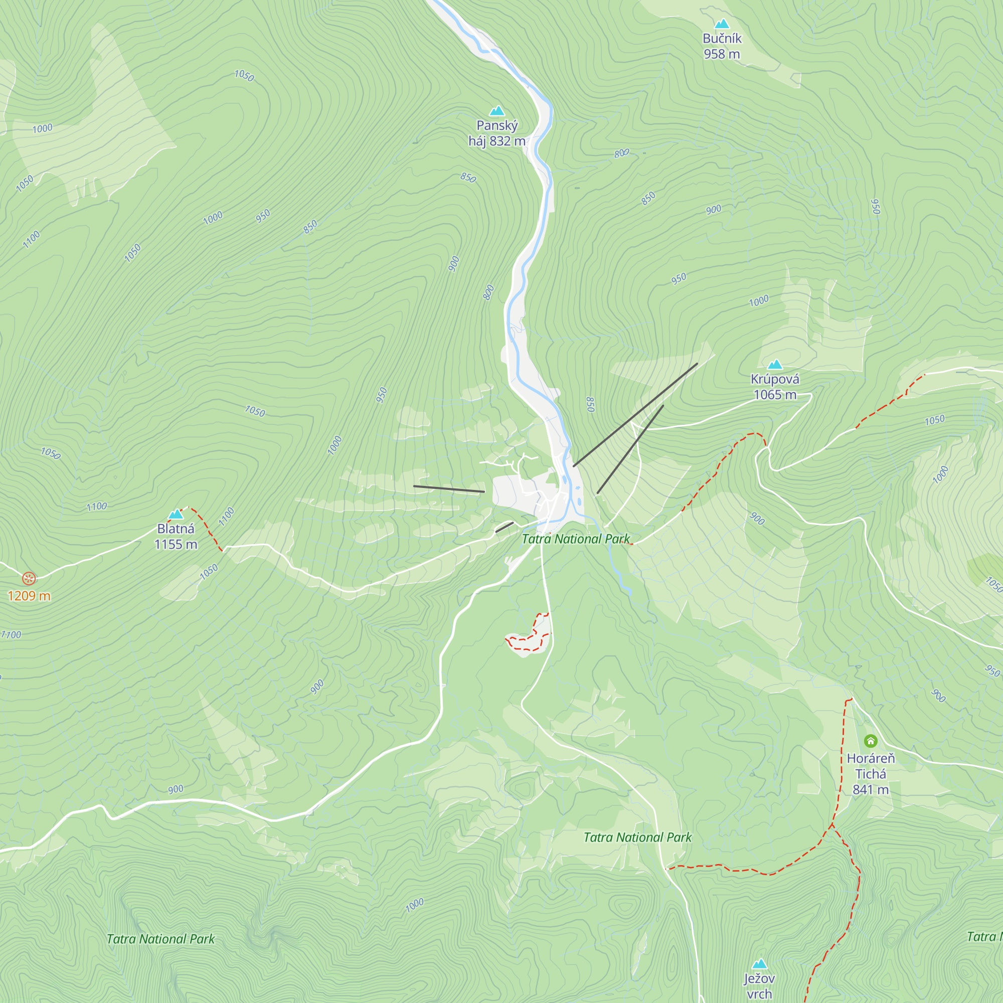Chata Gievont map