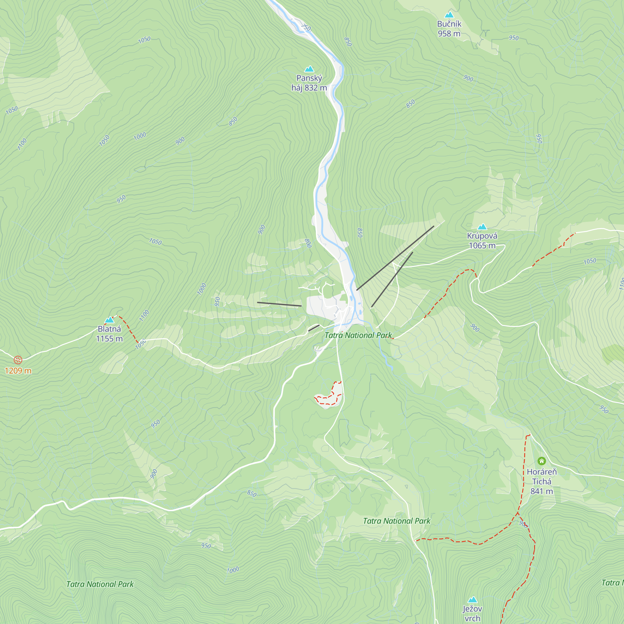 Chata Gievont map