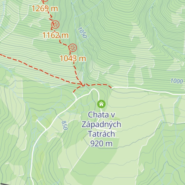 Map of Chata Studnička