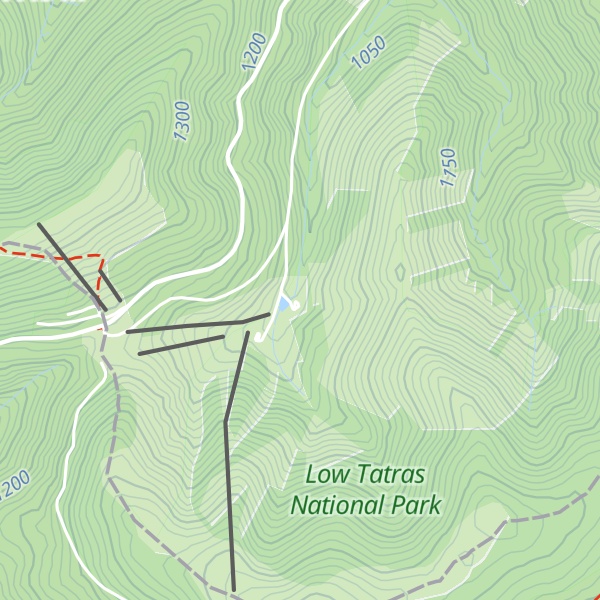 Map of Chata pod Čertovicou