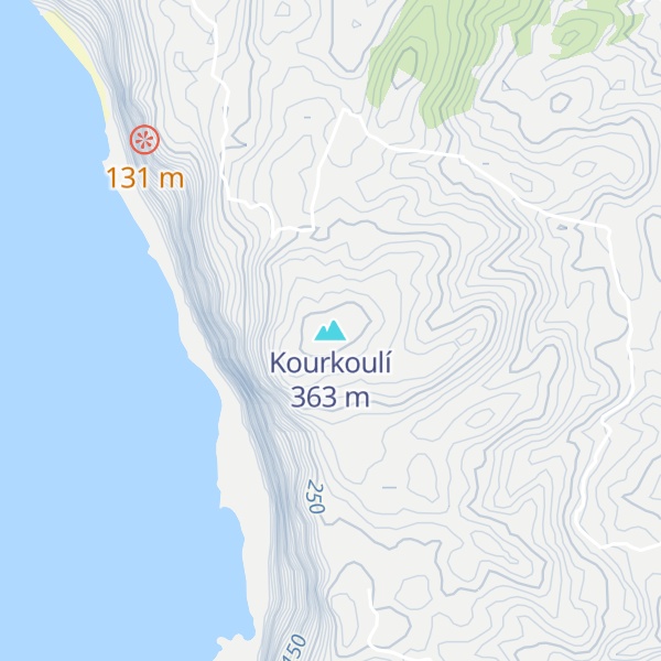 Map of Kourkoulí