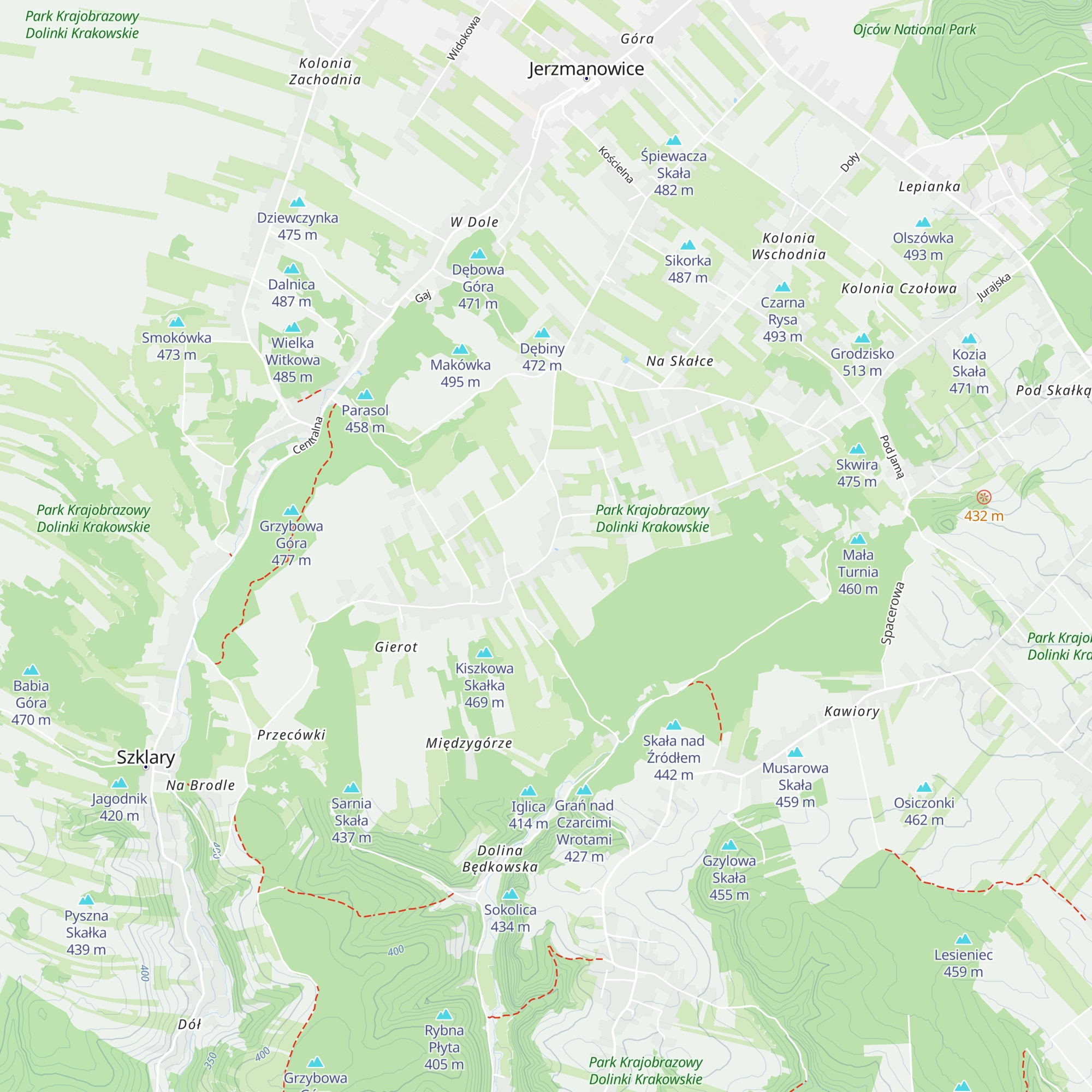 Schronisko Młodzieżowe Małgosia map