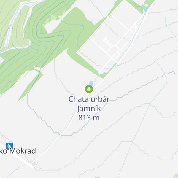 Map of Chata urbár Jamník