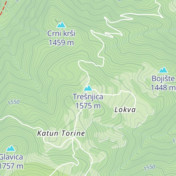 Map of Trešnjica