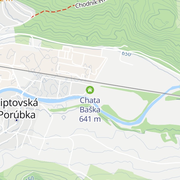 Map of Chata Baška