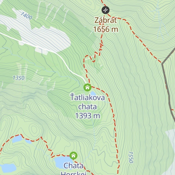 Map of Ťatliakova chata