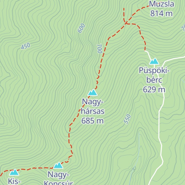 Map of Nagy-hársas