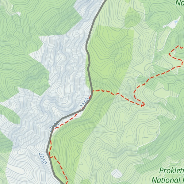 Map of Veliki Trojan
