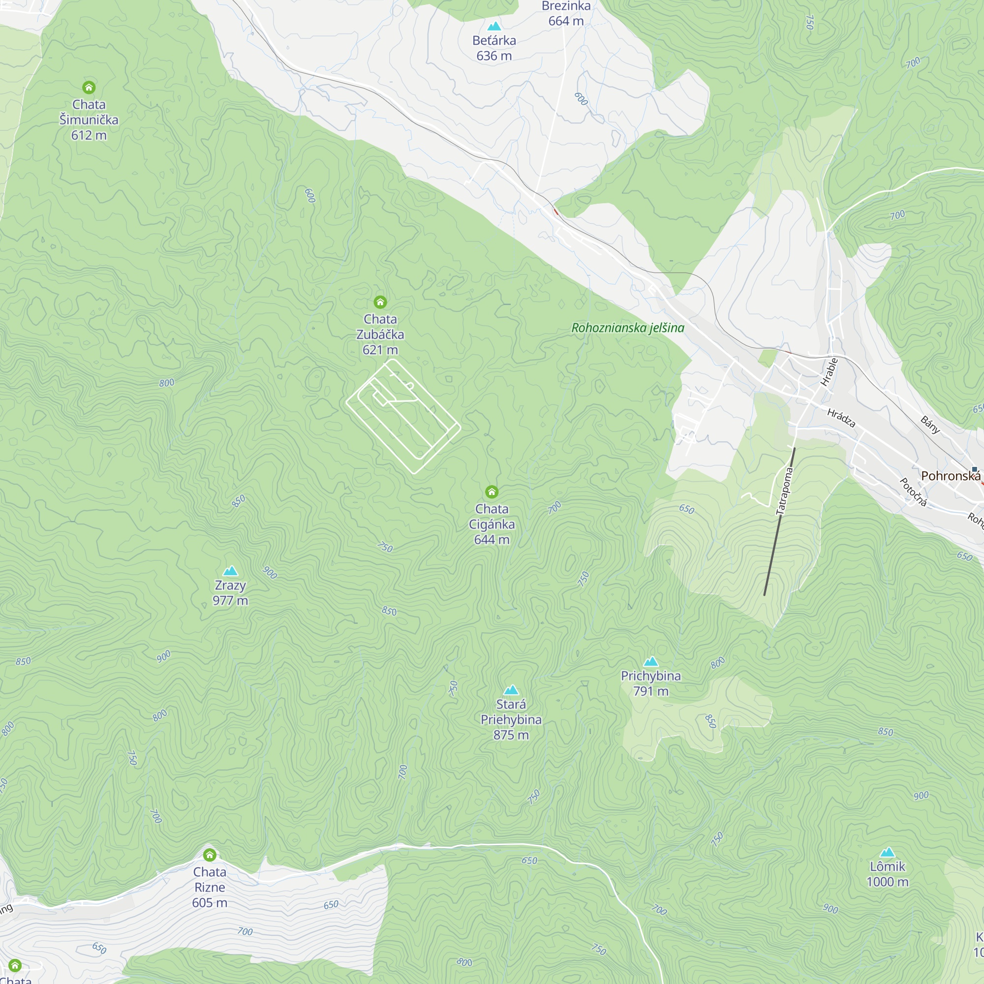Chata Cigánka map