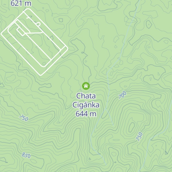 Map of Chata Cigánka