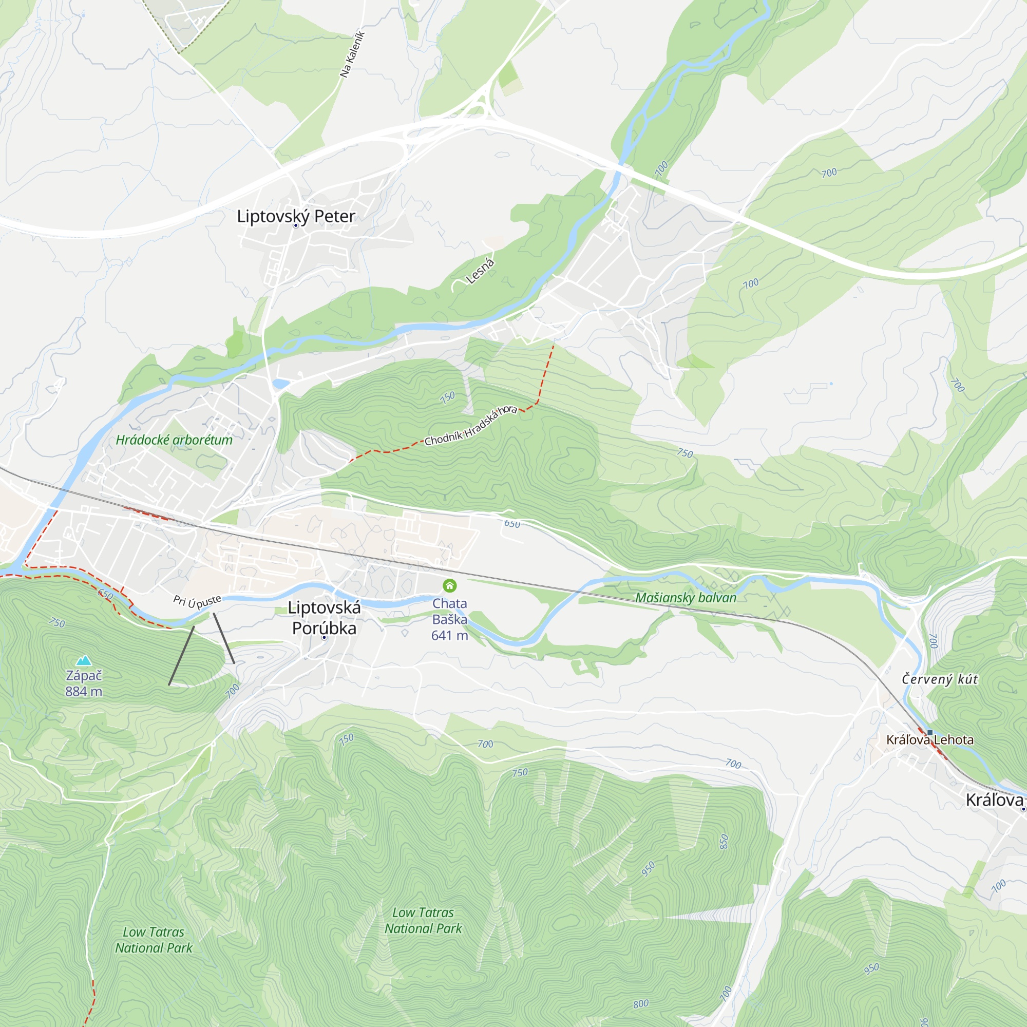 Janoškov dom map
