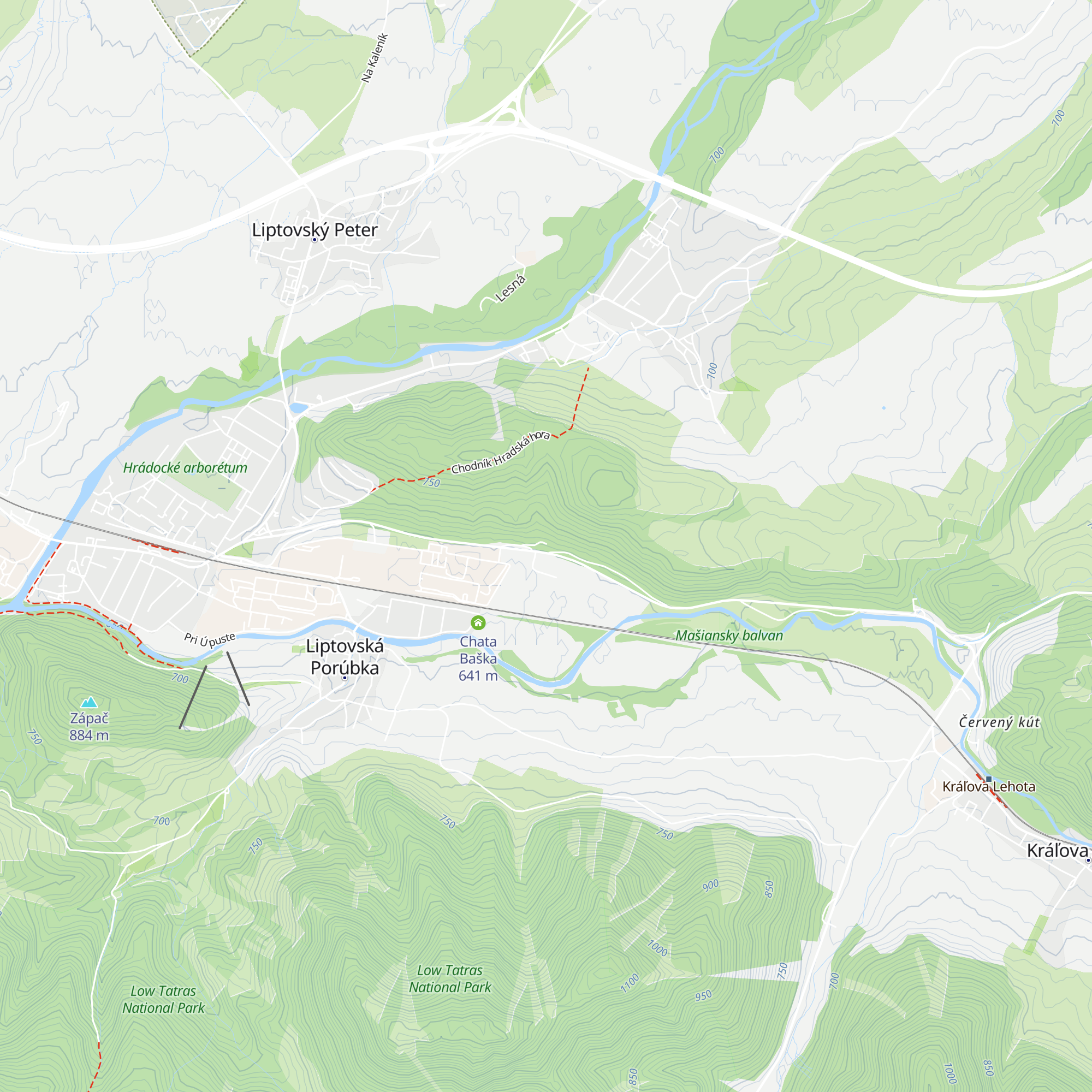 Janoškov dom map