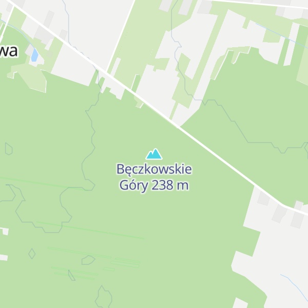 Map of Bęczkowskie Góry