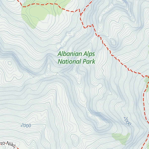 Map of Maja e Prozmit