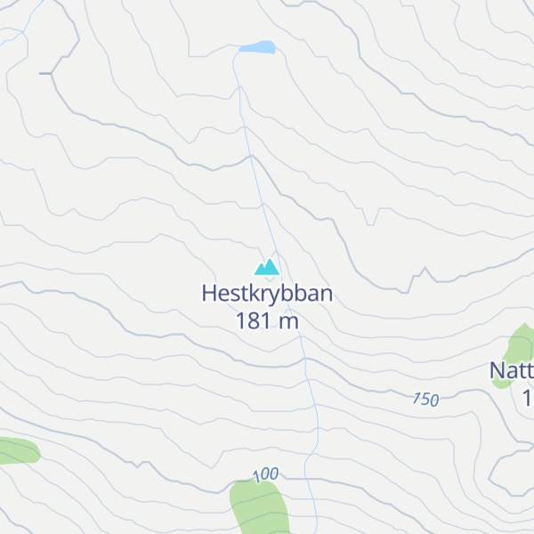Map of Hestkrybban