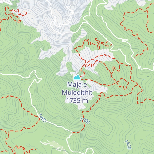 Map of Maja e Muleqithit