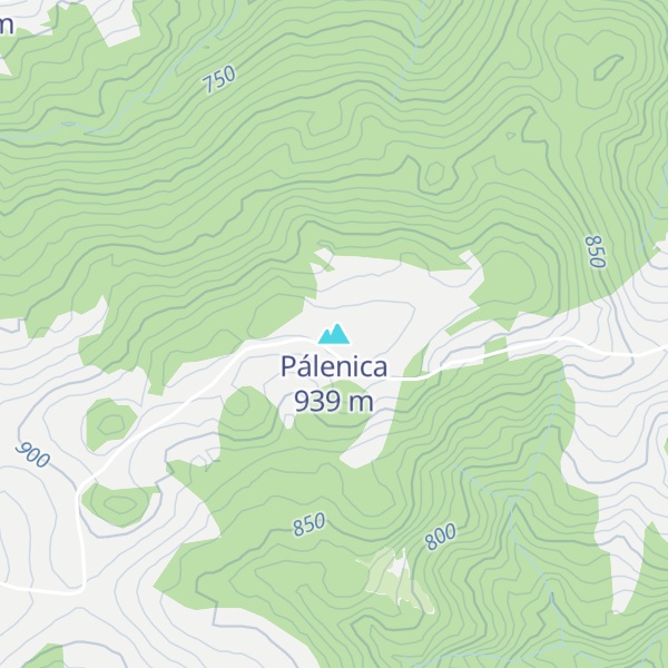 Map of Pálenica
