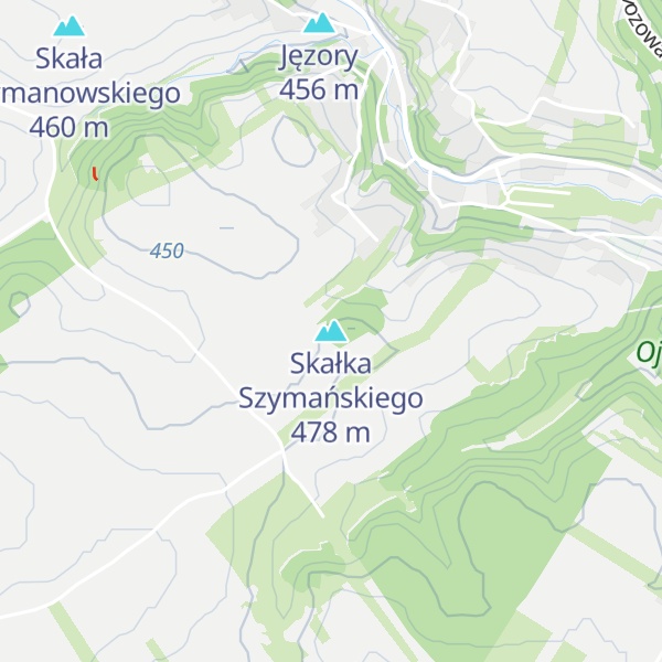 Map of Skałka Szymańskiego
