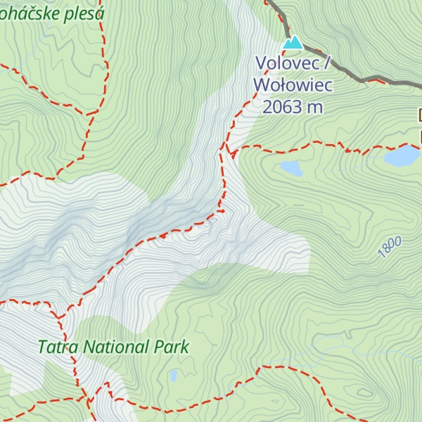 Map of Ostrý Roháč