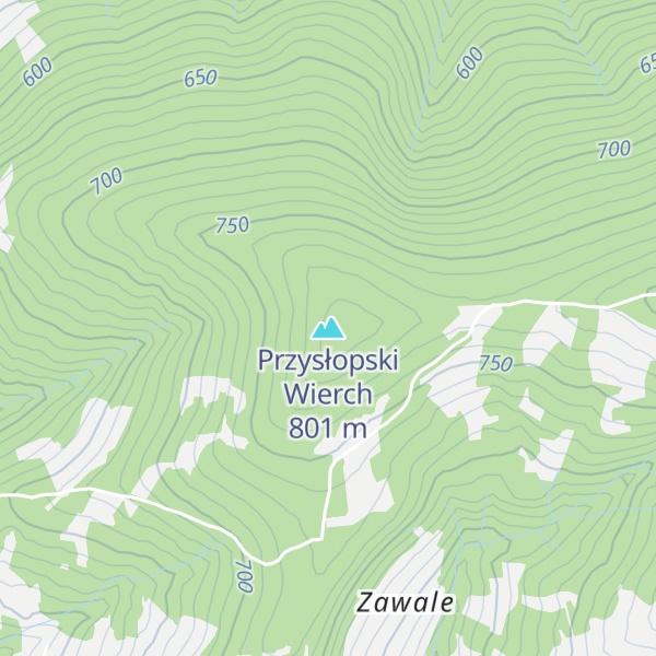 Map of Przysłopski Wierch