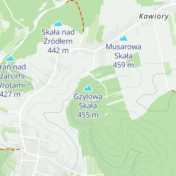 Map of Gzylowa Skała