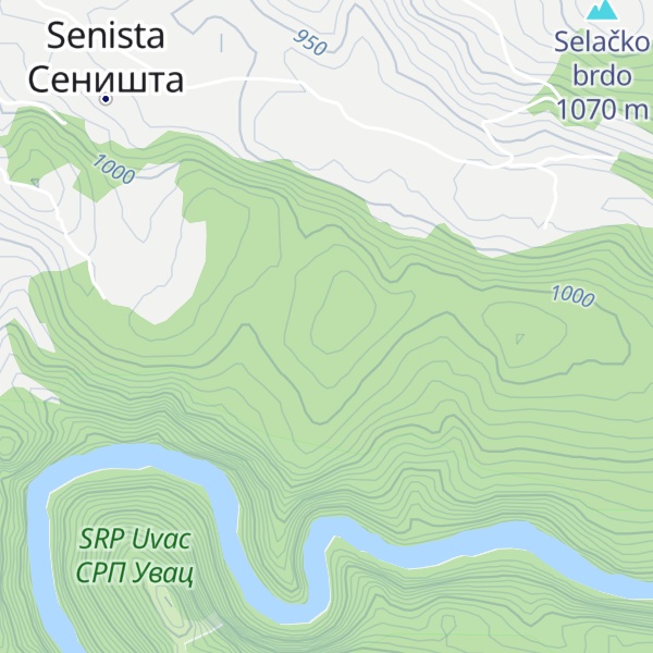 Map of Crni Vrh
