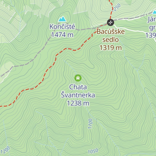 Map of Chata Švantnerka