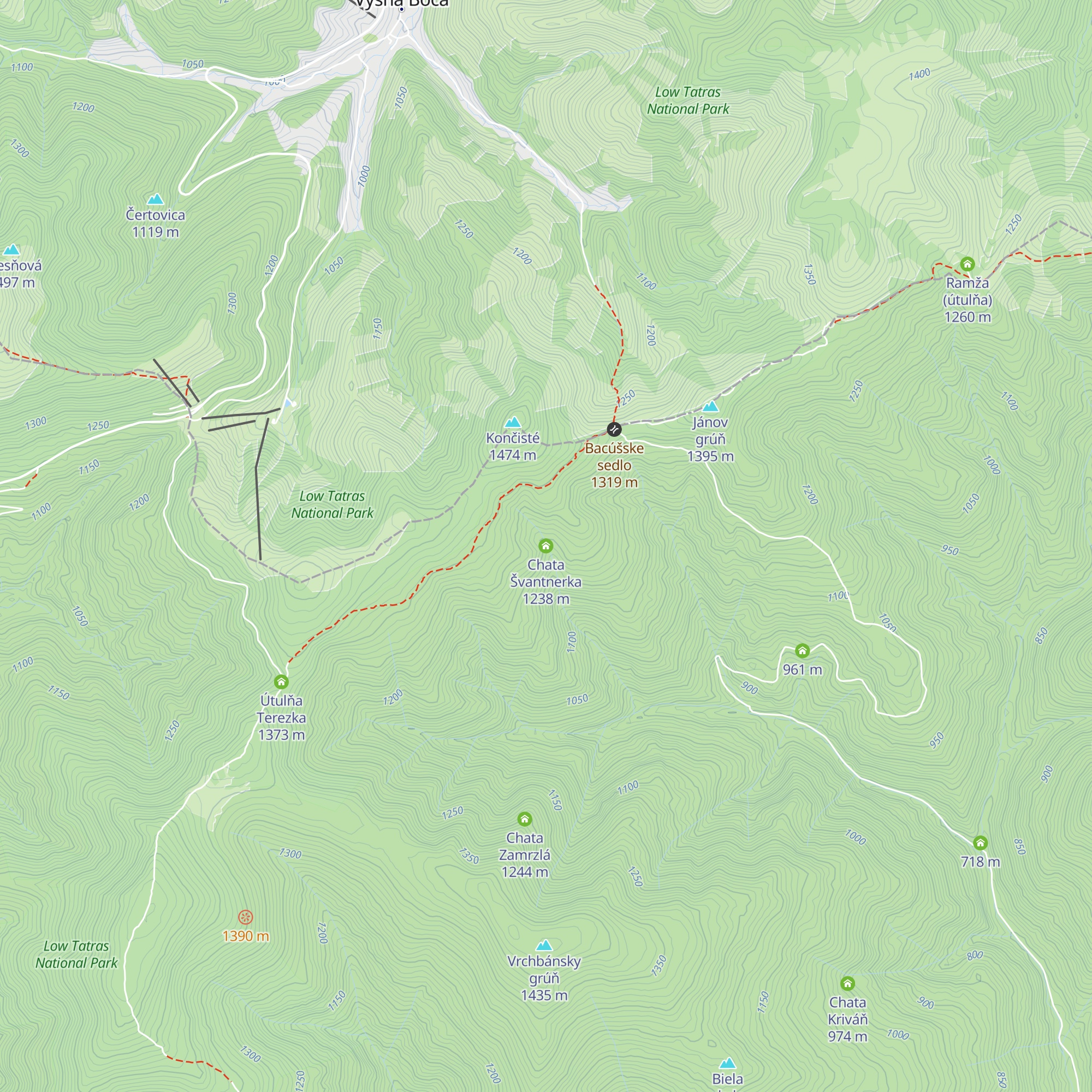 Chata Švantnerka map