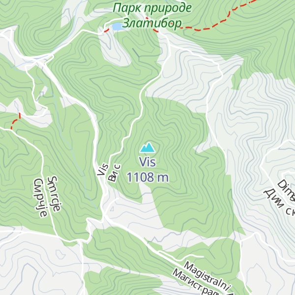 Map of Vis