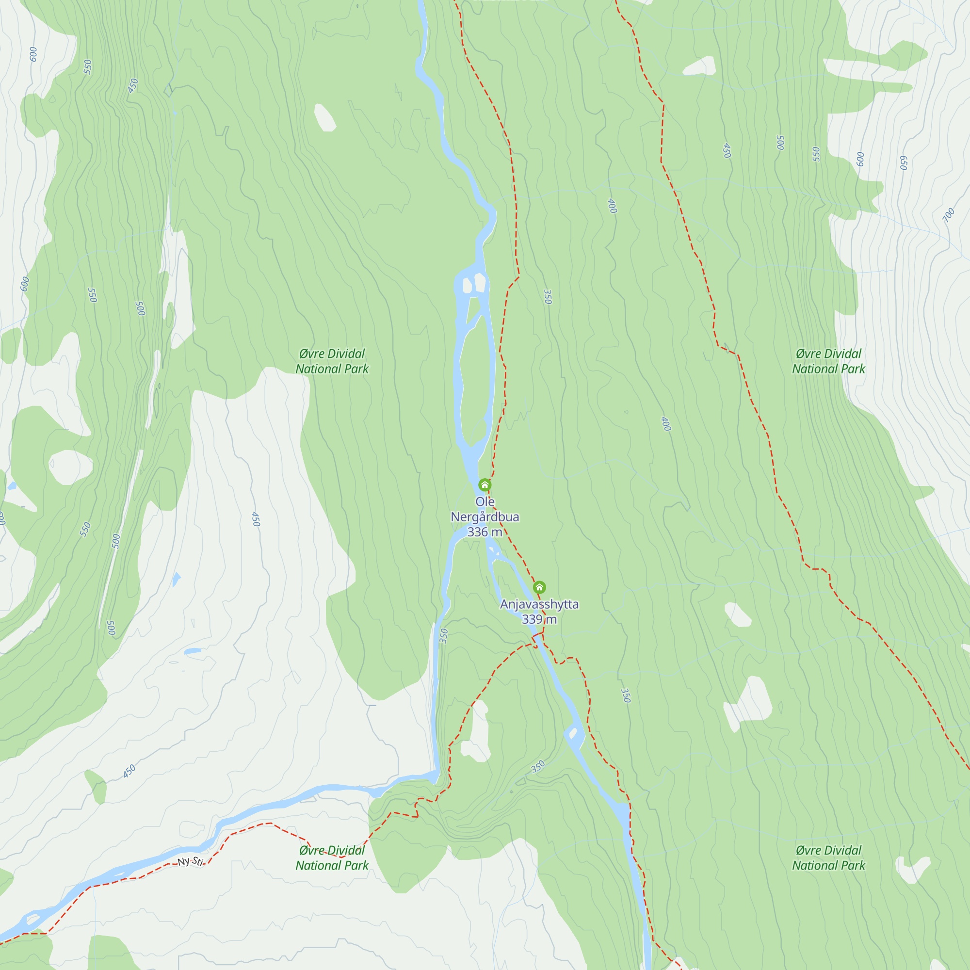 Ole Nergårdbua map