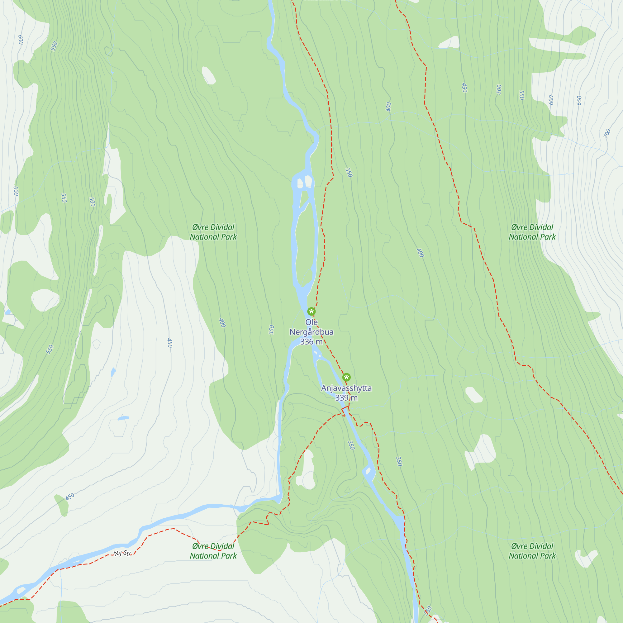 Ole Nergårdbua map