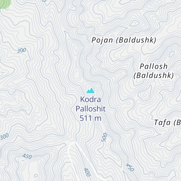Map of Kodra Palloshit