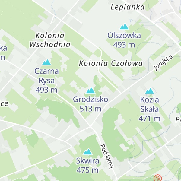 Map of Grodzisko