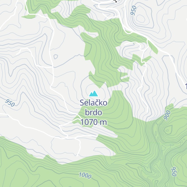 Map of Selačko brdo