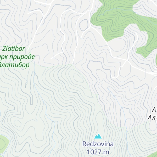 Map of Redževina